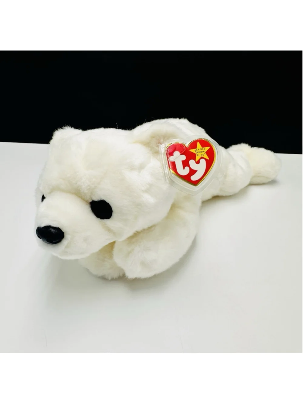 Ty Beanie Buddy CHILLY the Polar Bear w/ Ear Tag 13 Inch Stuffed Animal Plush